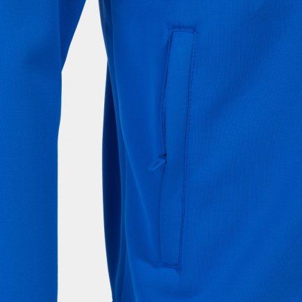 Толстовка Joma Crew V 103087.703 с капюшоном цвет: синий/темно-синий