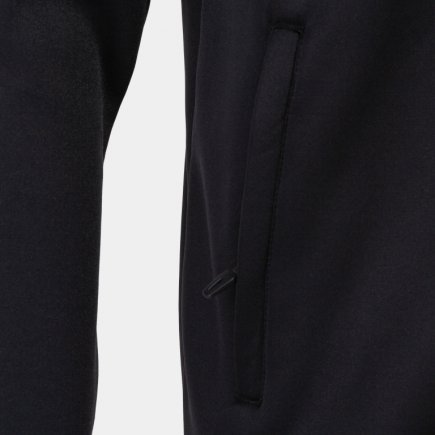 Толстовка Joma Crew V 103087.111 з капюшоном колір: чорний/сірий