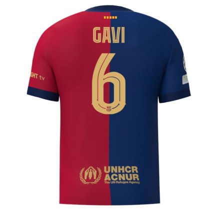 Футбольная форма Барселона Гави 6 (Barcelona Gavi 6) 2024-2025 игровая/повседневная 15221912 цвет: темно-синий