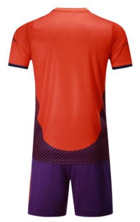 Футбольная форма Europaw mod № 017 цвет: оранжевый, фиолетовый