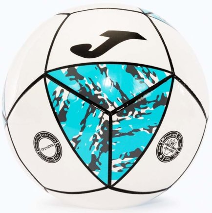 М'яч футбольний Joma CHALLENGE II 4400851.216 розмір 4 колір: білий/блакитний