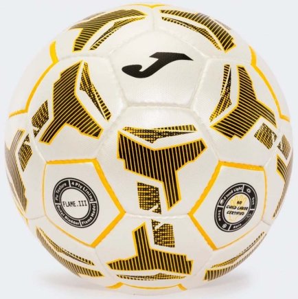 М'яч футбольний Joma FLAME III 400855.220 розмір 5 колір: білий/помаранчевий