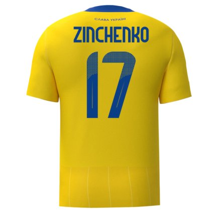 Новая Футбольная форма Украина Зинченко 17 (Zinchenko 17 Ukraine) 2024-2025 игровая/повседневная 15224903 цвет: желтый