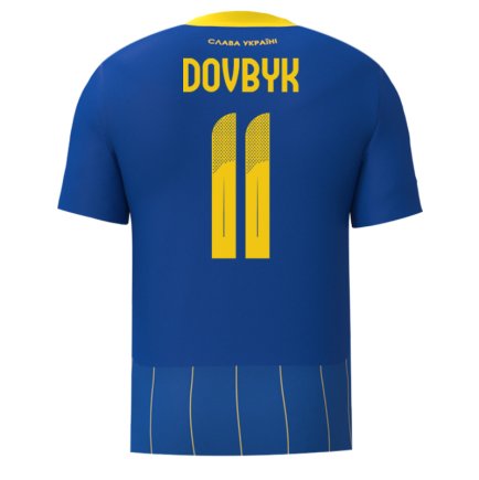 Новая Футбольная форма Украина Довбик 11 (Dovbyk 11 Ukraine) 2024-2025 игровая/повседневная 15226504 цвет: синий