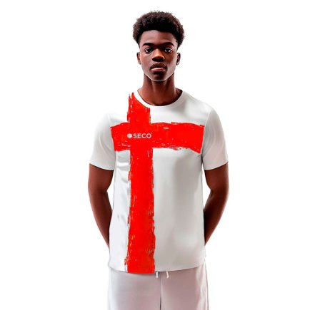 Футболка игровая SECO Lord White 22225902 цвет: красный