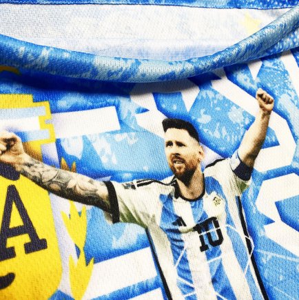Рюкзак Messi Argentina Месси Аргентина для обуви, мячей, аксессуаров 25290911 цвет: голубой