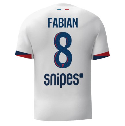Футболка ПСЖ Фабиан 8 (PSG Fabian 8) 2024-2025 игровая/повседневная 15227610 цвет: белый
