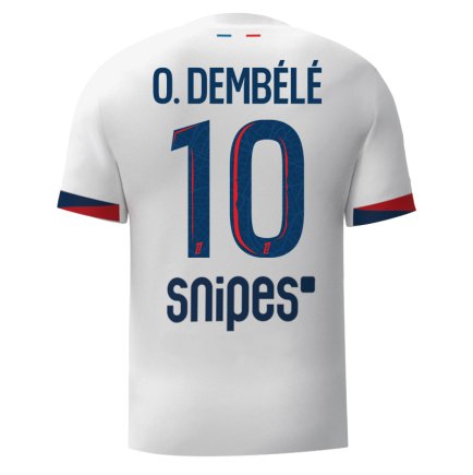 Футболка ПСЖ Дембеле 10 (PSG Dembele 10) 2024-2025 игровая/повседневная 15227010 цвет: белый