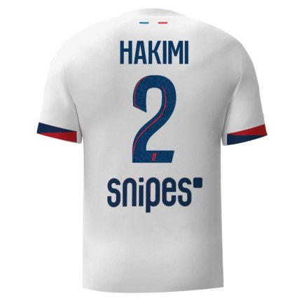 Футболка ПСЖ Хакими 2 (PSG Hakimi 2) 2024-2025 игровая/повседневная 15226810 цвет: белый