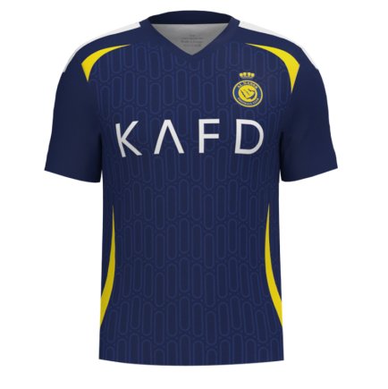 Футболка Аль-Наср Роналдо 7 (Al Nassr Ronaldo 7) 2024-2025 ігрова/повсякденна 15229012 колiр: темно-синій