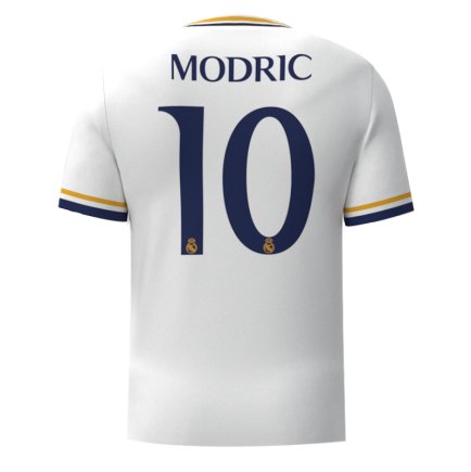 Футбольная форма Реал Мадрид Модрич 10 (Real Madrid Modric 10) 2023-2024 игровая/повседневная 11227010 цвет: белый