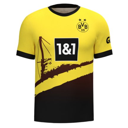 Футболка Borussia Dortmund (Боруссия Дортмунд) 2023-2024 игровая/повседневная 11227703 цвет: желтый