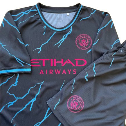 Футбольная форма Manchester City (Манчестер Сити, Ман Сити) 2023-2024 игровая/повседневная 12228801 цвет: черный