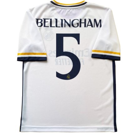 Футбольна форма Реал Мадрид Беллінгем 5 (Bellingham 5) 2023-2024 ігрова/повсякденна 13227410 колiр: білий
