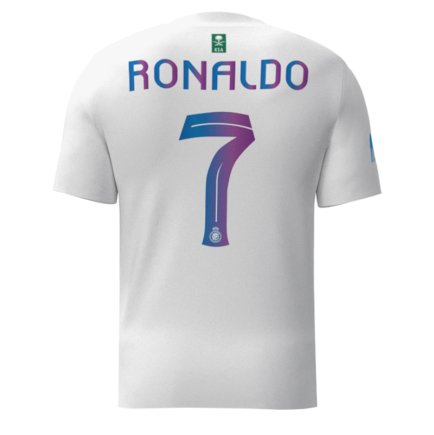 Футбольна форма Аль-Наср Роналдо (Al Nassr Ronaldo) 2023-2024 ігрова/повсякденна 14224010 колiр: білий