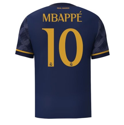 Футбольная форма Реал Мадрид Мбаппе 10 (Real Madrid Mbappe 10) 2023-2024 игровая/повседневная 14227112 цвет: темно-синий