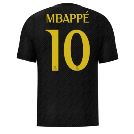 Футбольная форма Реал Мадрид Мбаппе 10 (Real Madrid Mbappe 10) 2023-2024 игровая/повседневная 14227301 цвет: черный