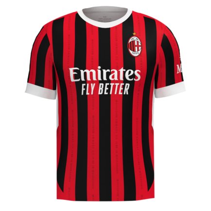 Футболка Мілан Рафаель Леао 10 (Milan Rafael Leao 10) 2024-2025 ігрова/повсякденна 15233702 колiр: червоний