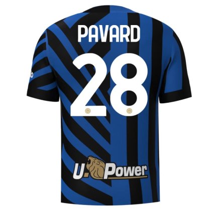 Футболка Интер Милан Павар 28 (Inter Milan Pavard 28) 2024-2025 игровая/повседневная 15235904 цвет: синий