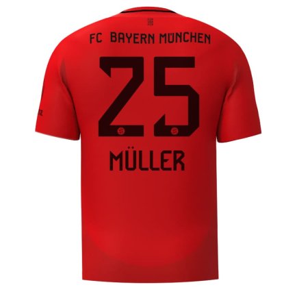 Новая Футбольная форма Бавария Мюллер 25 (Bayern Munich Müller 25) 2024-2025 игровая/повседневная 15237802 цвет: красный