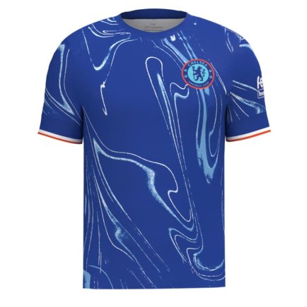 Футболка Chelsea (Челси) 2024-2025 игровая/повседневная 15237904 цвет: синий