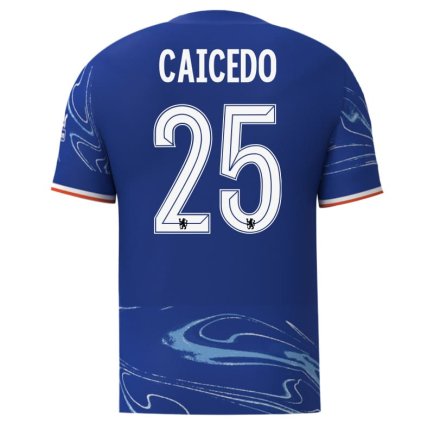 Футбольная форма Челси Кайседо 25 (Chelsea Caicedo 25) 2024-2025 игровая/повседневная 15238804 цвет: синий