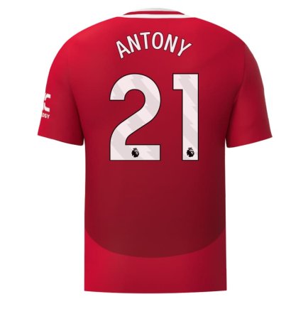 Футбольная форма Манчестер Юнайтед Антони 21 (Manchester United Antony 21) 2024-2025 игровая/повседневная 15240502 цвет: красный