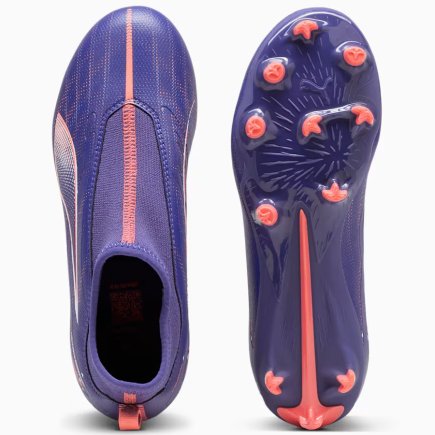 Бутсы Puma Ultra 5 Match+LL Jr FG/MG 107694-01 детские