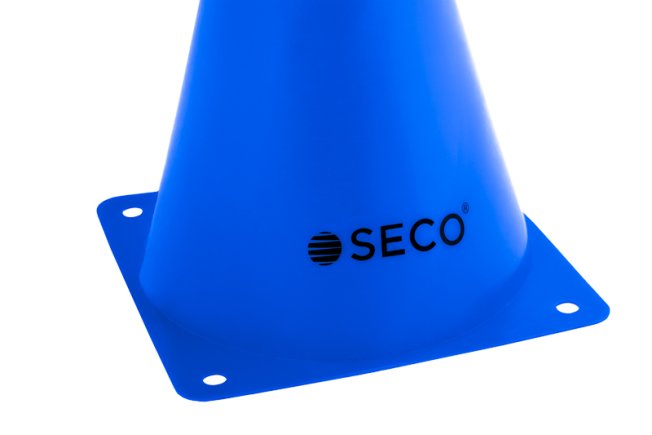 Конус тренировочный SECO 18 см цвет: синий