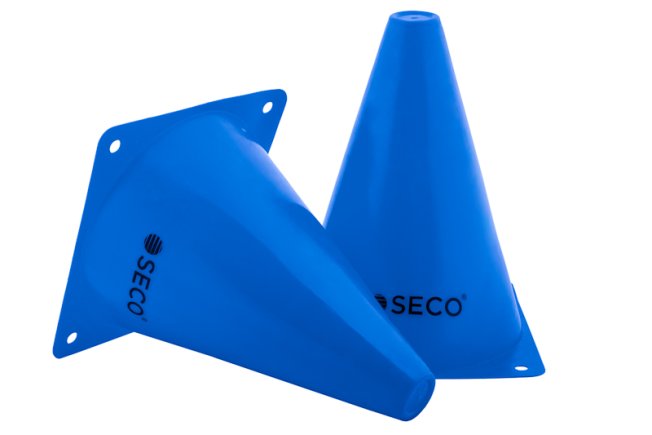 Конус тренировочный SECO 18 см цвет: синий