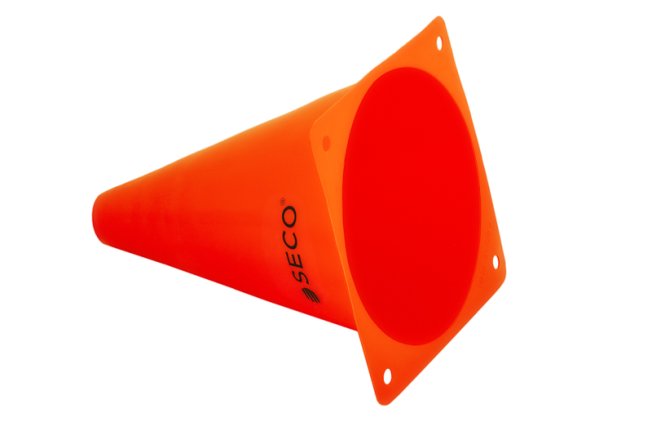 Конус тренировочный SECO 18 см цвет: оранжевый