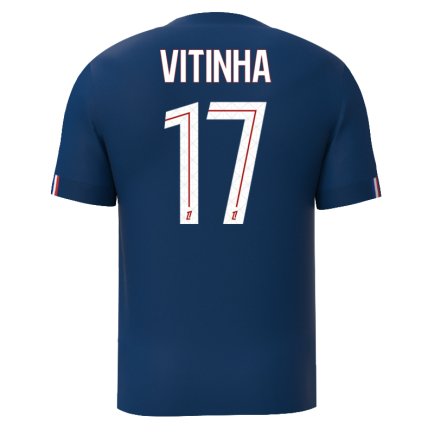Новая Футбольная форма ПСЖ Витинья 17 (PSG Vitinha 17) 2025-2026 игровая/повседневная 15242812 цвет: темно-синий
