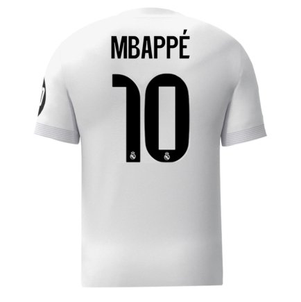 Новая Футболка Реал Мадрид Мбаппе 10 (Real Madrid Mbappe 10) 2025-2026 игровая/повседневная 15243910 цвет: белый