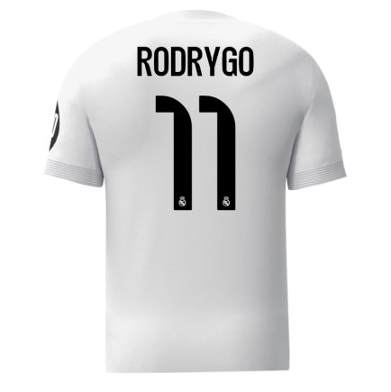 Новая Футбольная форма Реал Мадрид Родриго 11 (Real Madrid Rodrygo 11) 2025-2026 игровая/повседневная 15244410 цвет: белый