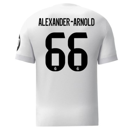 Новая Футбольная форма Реал Мадрид Александер-Арнольд 66 (Real Madrid Alexander-Arnold 66) 2025-2026 игровая/повседневная 15244610 цвет: белый