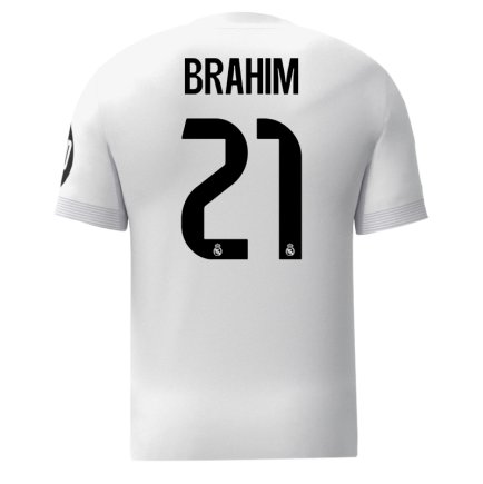 Новая Футбольная форма Реал Мадрид Брахим 21 (Real Madrid Brahim 21) 2025-2026 игровая/повседневная 15244810 цвет: белый