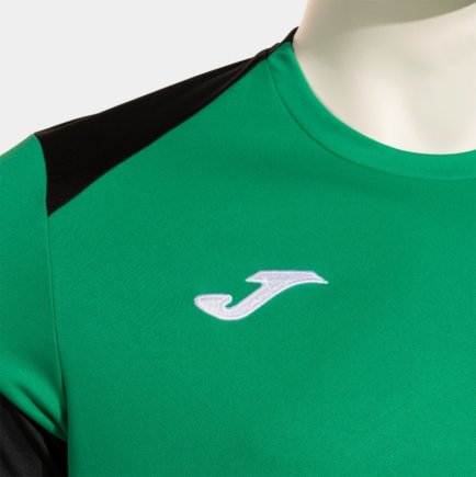 Футболка игровая Joma DANUBIO 104209.410 цвет: зеленый/черный