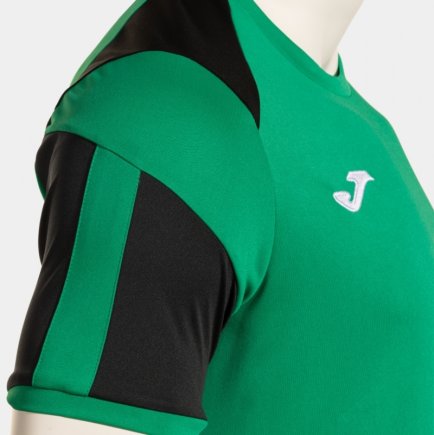 Футболка игровая Joma DANUBIO 104209.410 цвет: зеленый/черный