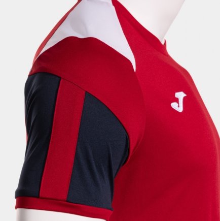 Футболка игровая Joma DANUBIO 104209.602 цвет: красный/белый
