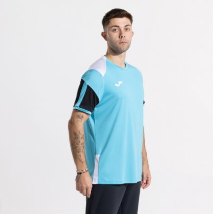 Футболка ігрова Joma DANUBIO 104209.011 колір: блакитний/білий