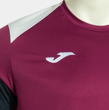 Футболка игровая Joma DANUBIO 104209.632 цвет: бордовый/белый