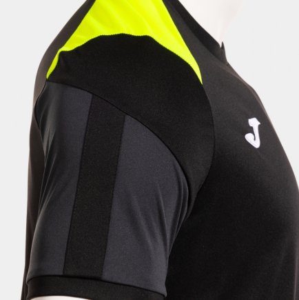 Футболка игровая Joma DANUBIO 104209.121 цвет: черный/желтый