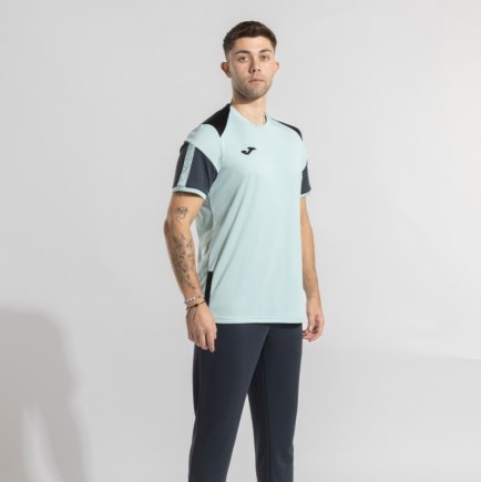 Футболка ігрова Joma DANUBIO 104209.433 колір: сірий/чорний
