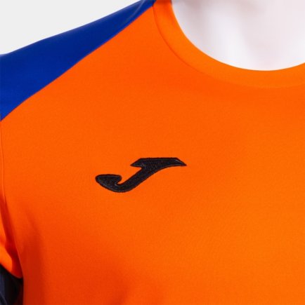 Футболка ігрова Joma DANUBIO 104209.883 колір: помаранчевий/синій