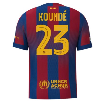 Новая Футбольная форма Барселона Кунде 23 (Barcelona Kounde 23) 2025-2026 игровая/повседневная 15246212 цвет: темно-синий