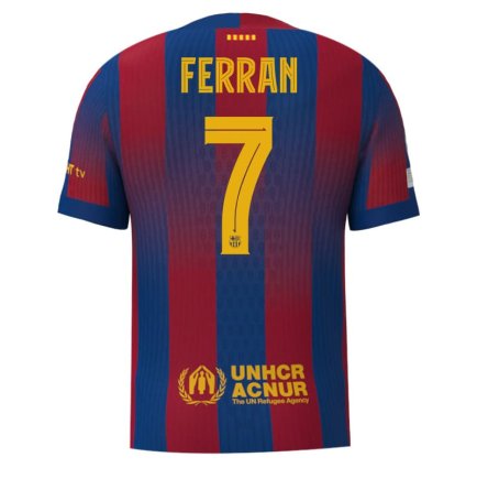 Новая Футболка Барселона Ферран 7 (Barcelona Ferran 7) 2025-2026 игровая/повседневная 15246712 цвет: темно-синий
