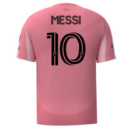 Новая Футболка Интер Майами Месси 10 (Inter Miami Messi 10) 2025-2026 игровая/повседневная 15247209 цвет: розовый