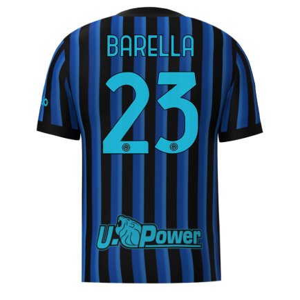 Новая Футболка Интер Милан Барелла 23 (Inter Milan Barella 23) 2025-2026 игровая/повседневная 16251204 цвет: синий