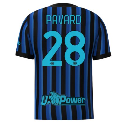 Нова Футболка Інтер Мілан Павар 28 (Inter Milan Pavard 28) 2025-2026 ігрова/повсякденна 16251404 колiр: синій