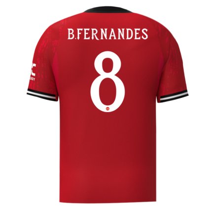 Новая Футбольная форма Манчестер Юнайтед Фернандес 8 (Manchester United Fernandes 8) 2025-2026 игровая/повседневная 16252102 цвет: красный